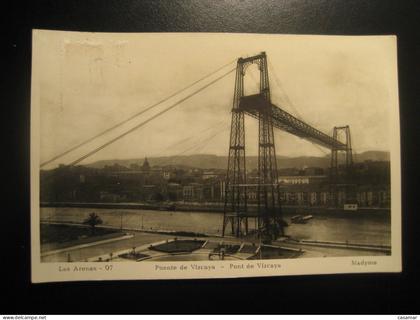 BILBAO Vizcaya Puente de Vizcaya Colgante bridge postcard SPAIN