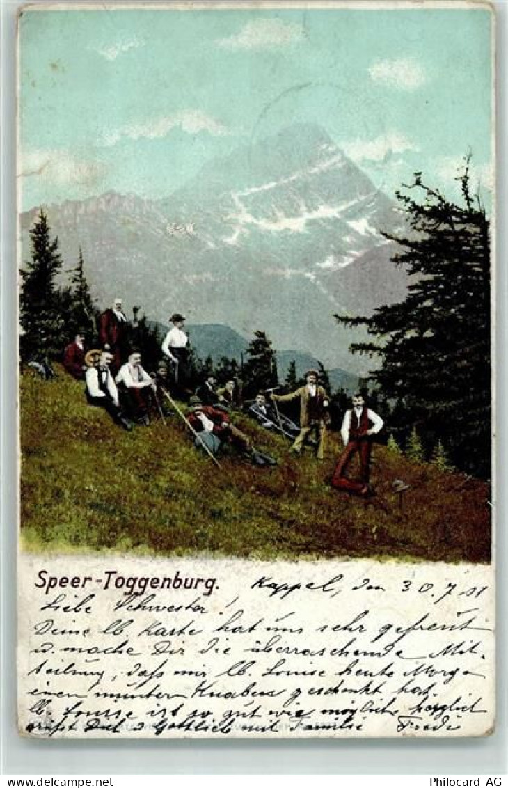 Speer Walensee 1901 - Männer bei der Rast - 10625176