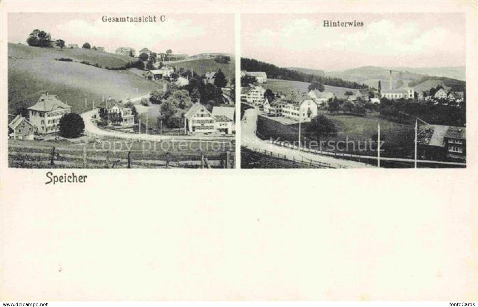 Speicher Appenzell AR Panorama Hinterwies