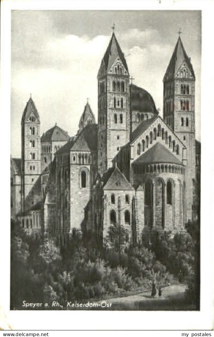 Speyer Rhein Speyer Dom x 1953