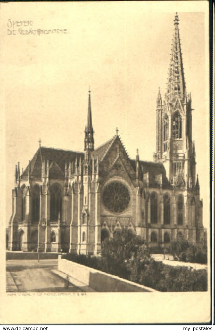 Speyer Rhein Speyer Kirche ungelaufen ca. 1900
