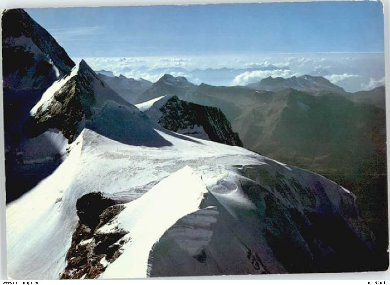 Sphinx Jungfraujoch Fliegeraufnahme