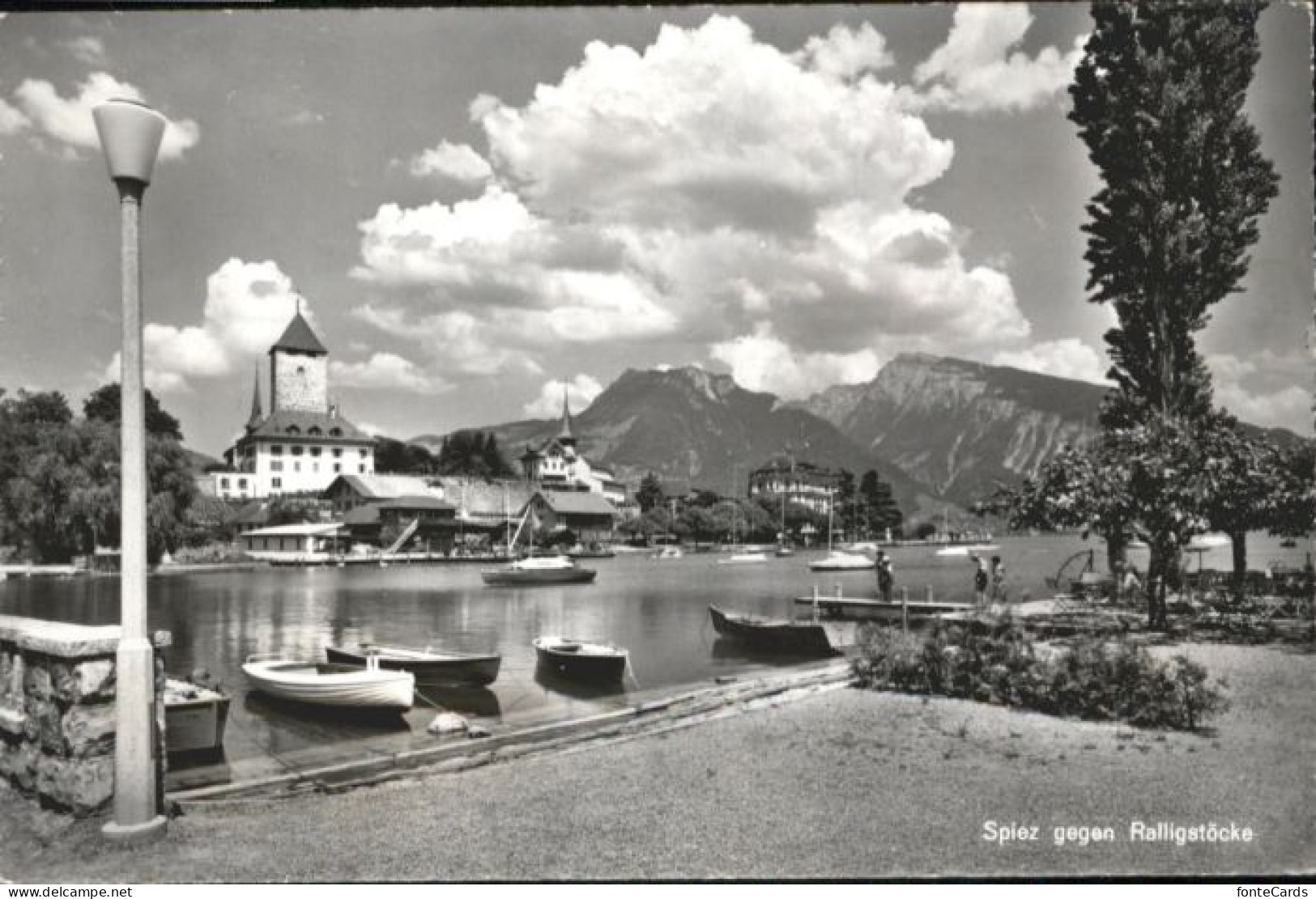 Spiez BE Spiez Ralligstoecke Boot