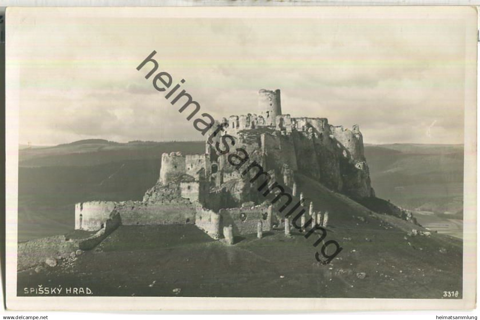 Spissky Hard - Zipser Burg - Foto-Ansichtskarte