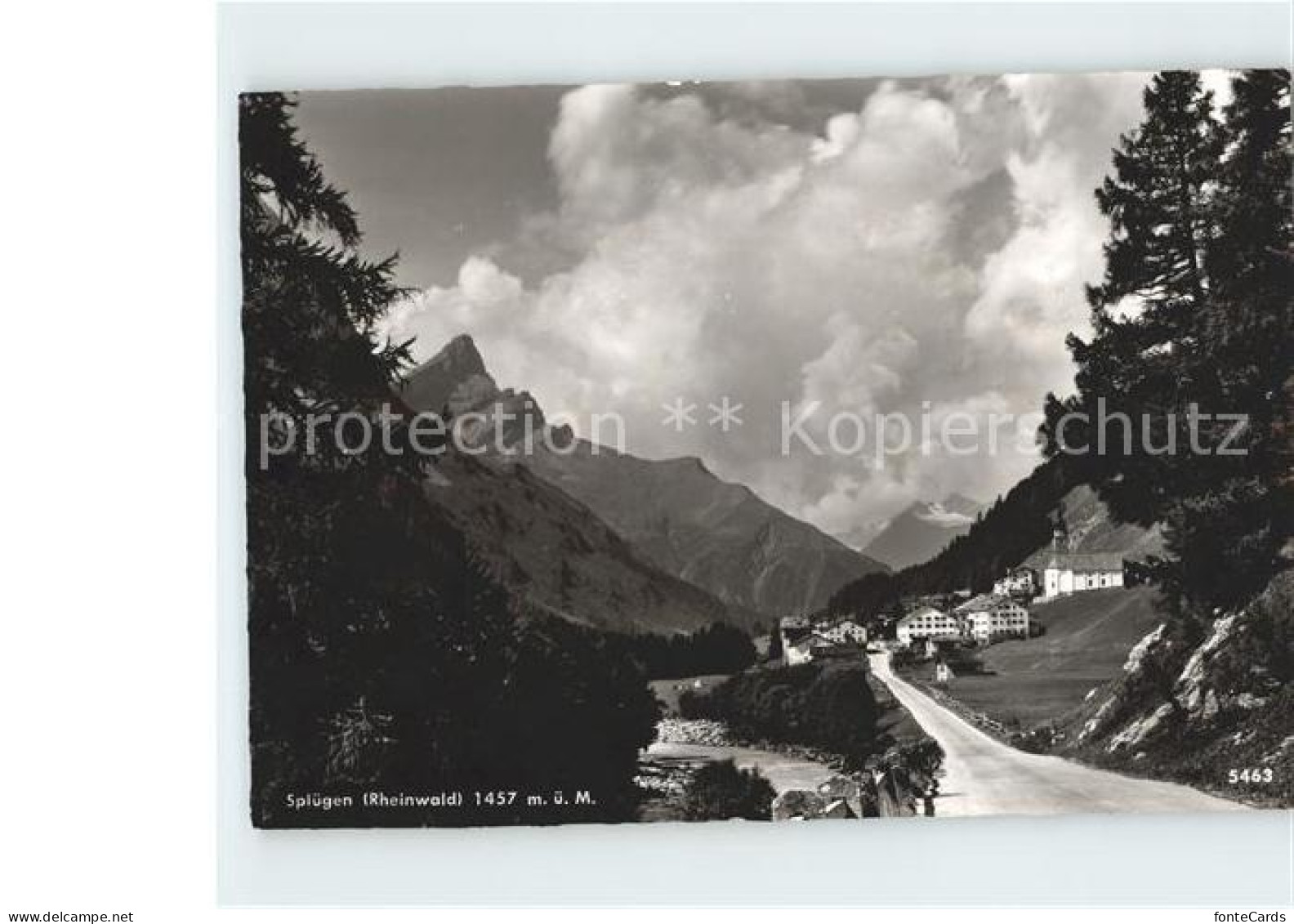 Spluegen Hinterrhein Rheinwald