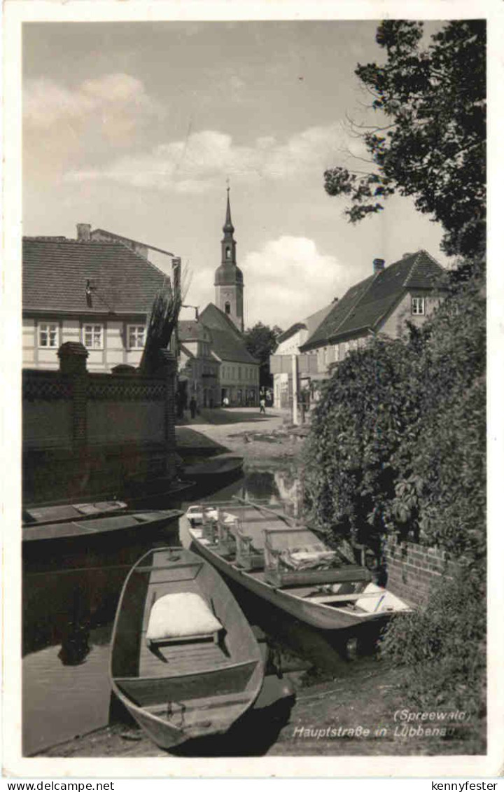 Spreewald - Hauptstraße in Lübbenau