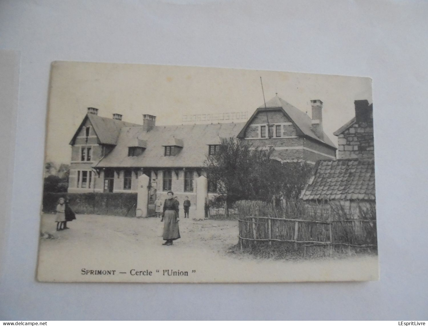 SPRIMONT Cercle l'Union Animée Carte Postale PK CP