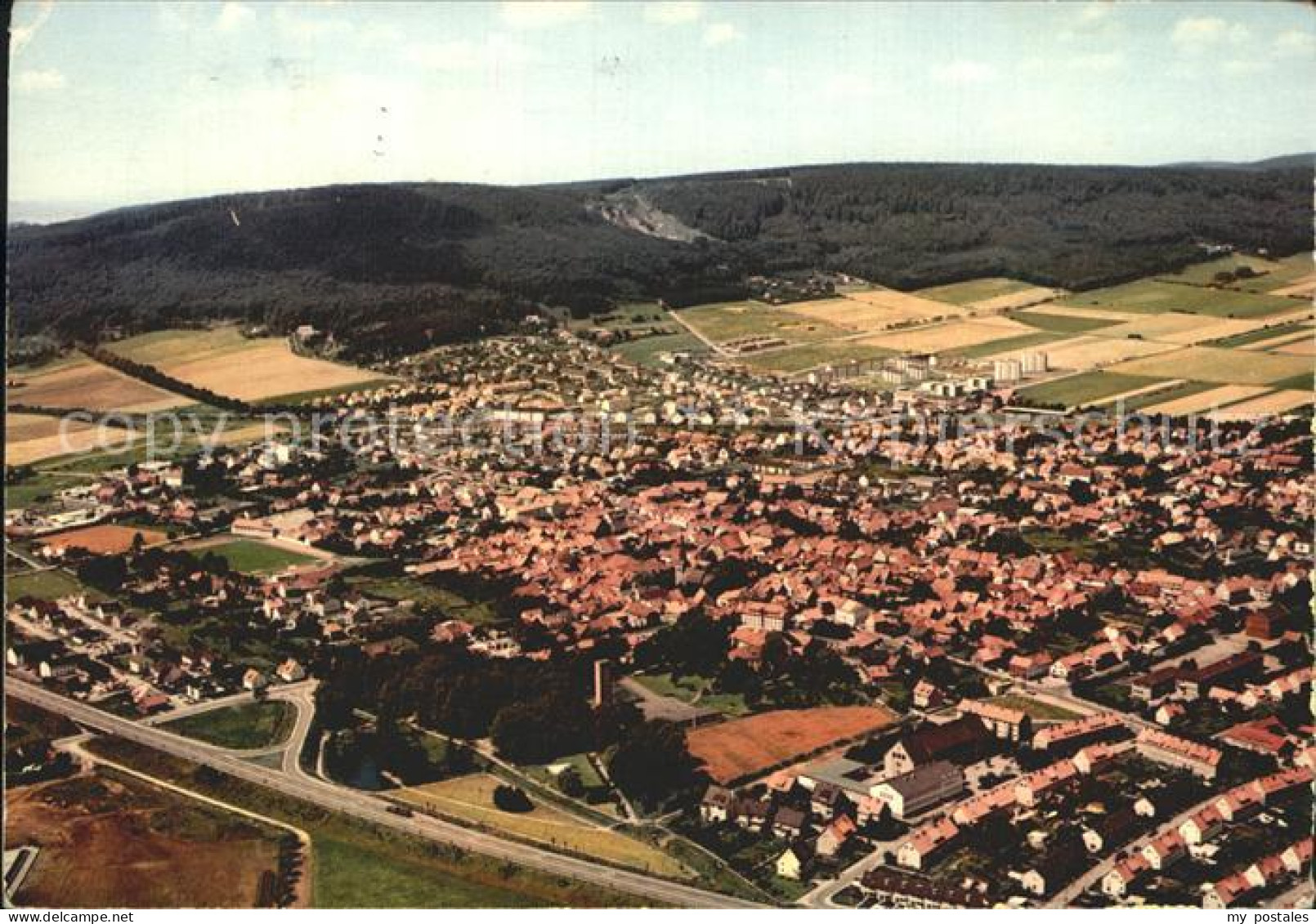 Springe Deister Fliegeraufnahme