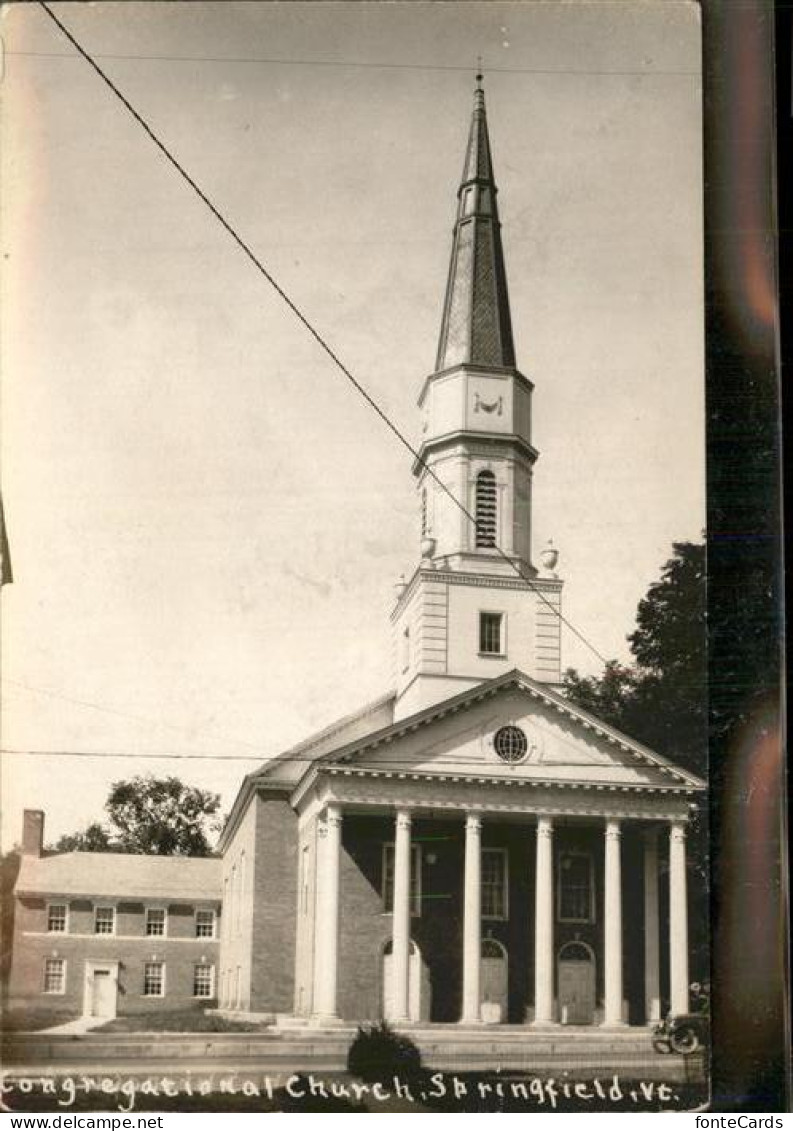 Springfield Vermont Church
