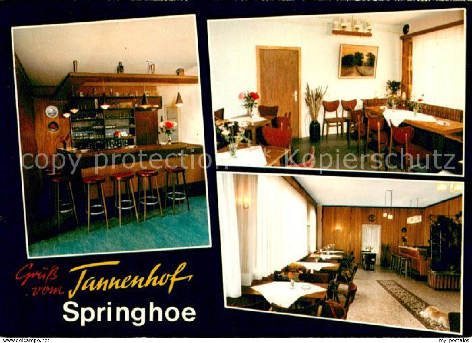 Springhoe Gaststaette Tannenhof Gastraum Bar