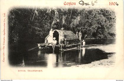 Ceylon - River Transport