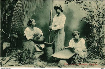 PC CEYLON SRI LANKA SINHALESE WOMEN, CEYLON (a75961)