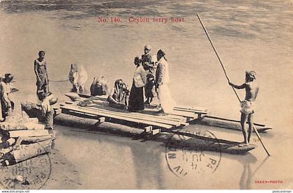 Sri Lanka - Ceylon ferry boat - Publ. Skeen Photo 146