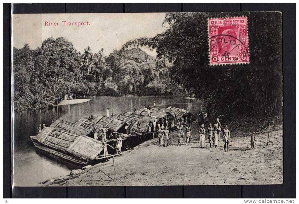 Sri Lanka Ceylan - River Transport