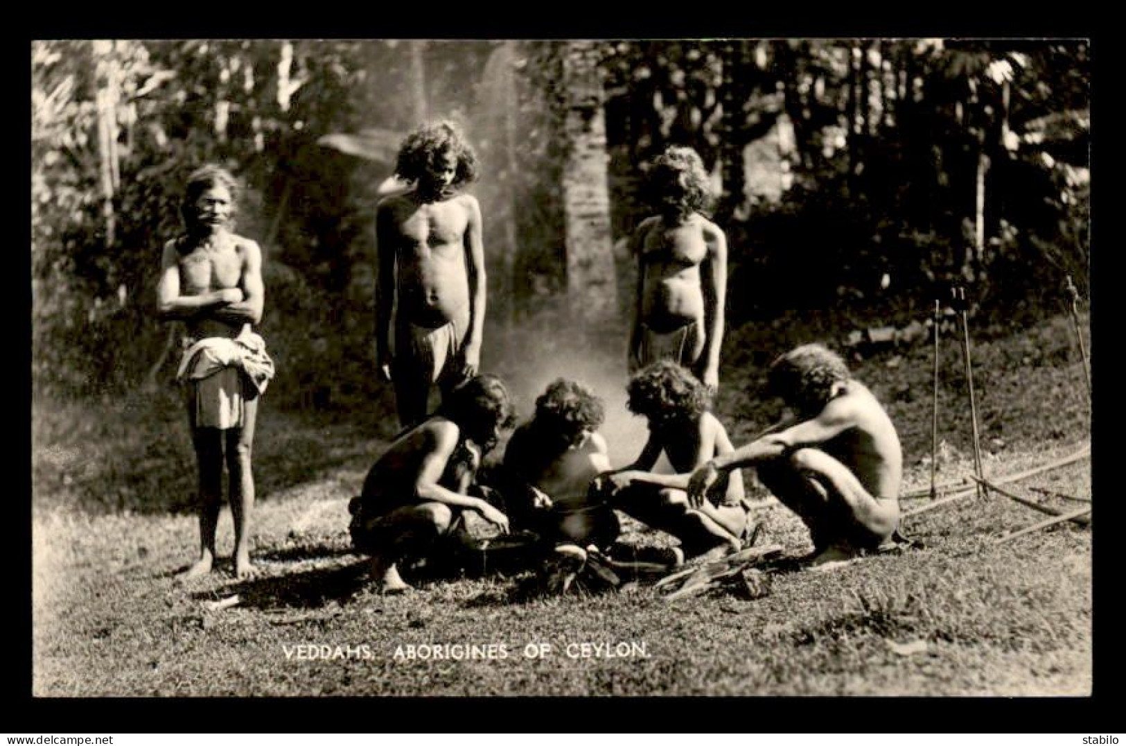 SRI-LANKA - CEYLAN - VEDDAHS ABORIGINES