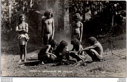 CEYLAN - veddams aborigines of ceylon