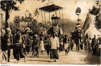 PC CEYLON SRI LANKA THE KANDY PERAHERA, CEYLON (a75958)