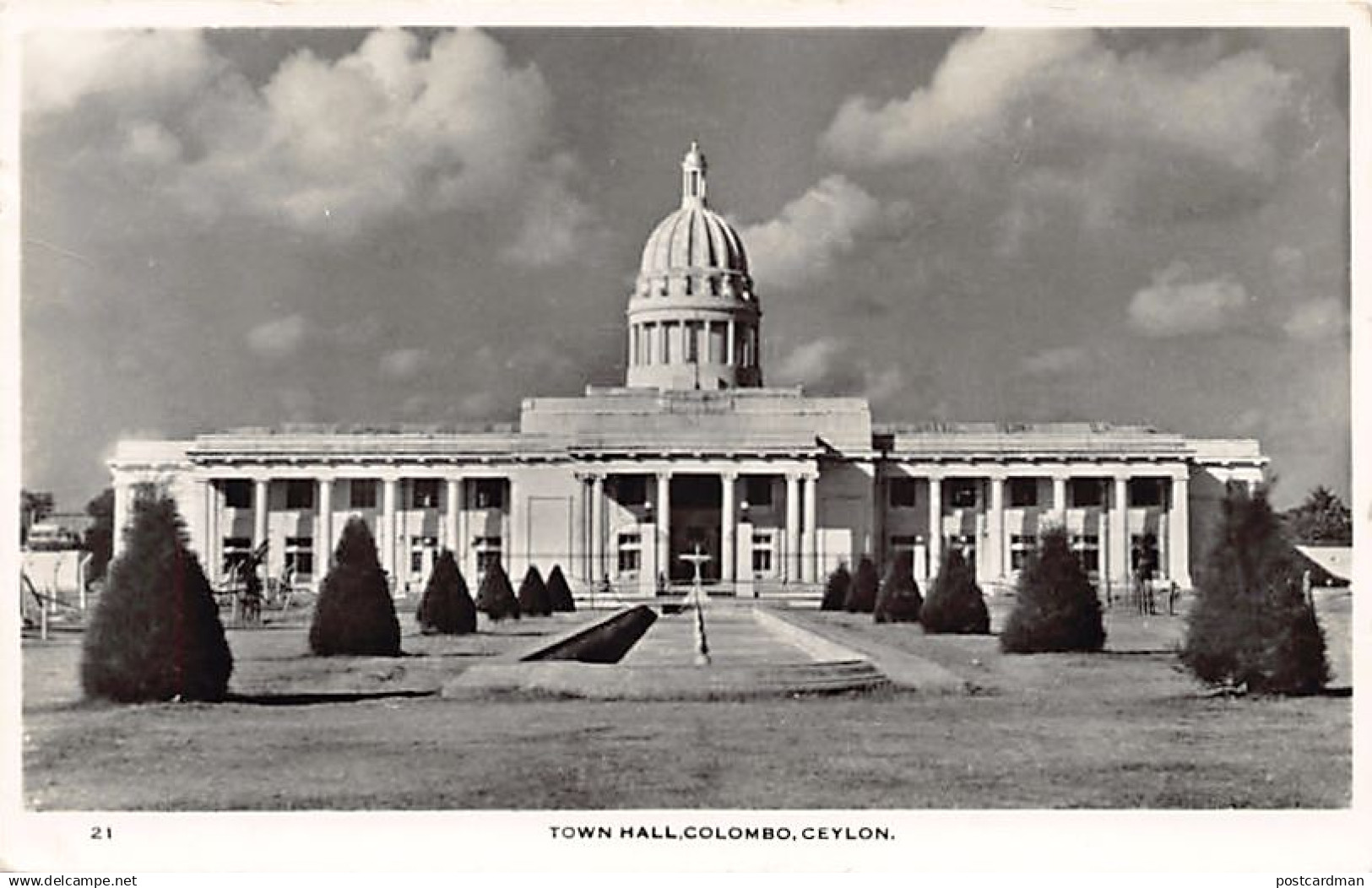 Sri Lanka - COLOMBO - Town Hall - Publ. Ceylon Pictorials 21