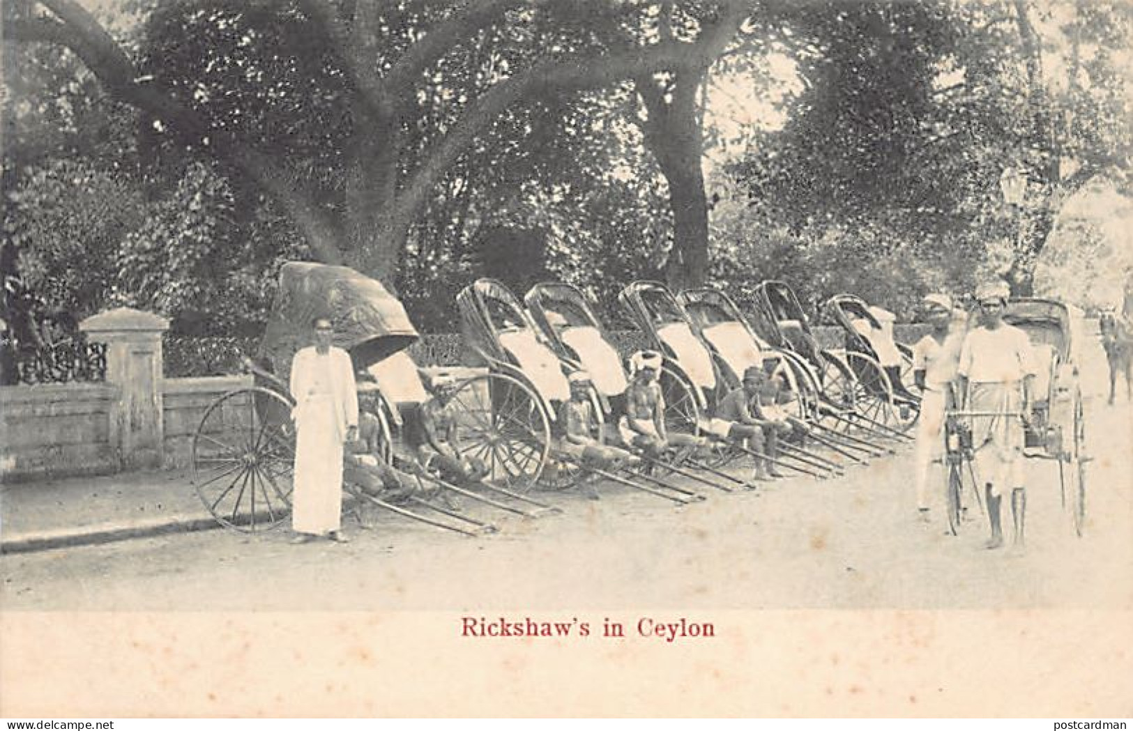 Sri Lanka - Rickshaw's in Ceylon
