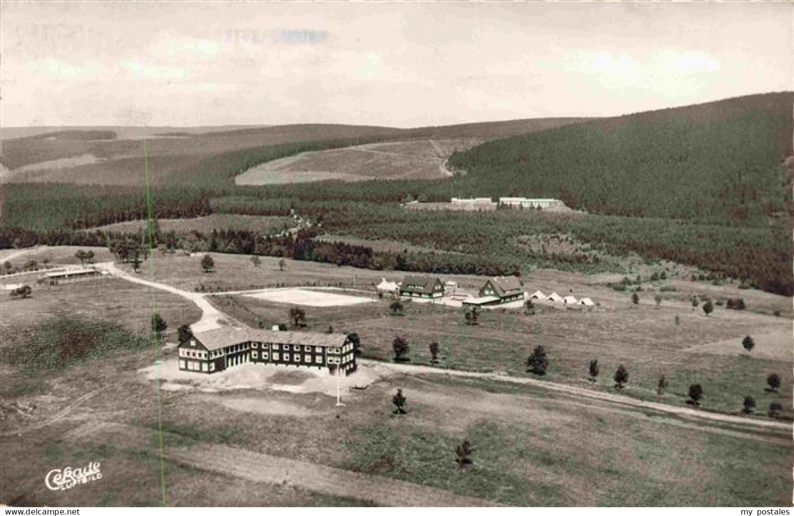 St Andreasberg Harz Niedersachsen Luftaufnahme Sankt-Andreasberg Oberharz Bergst