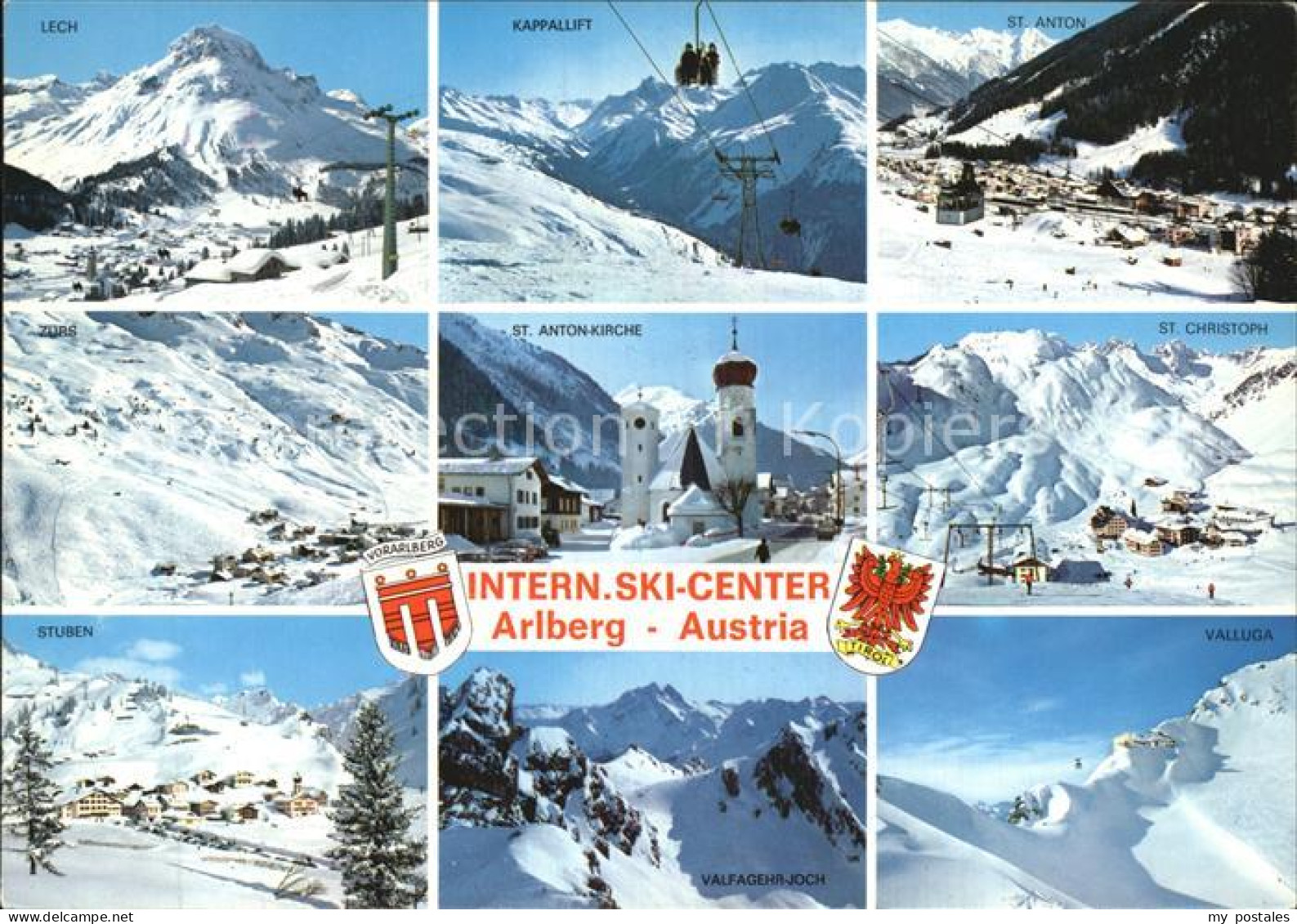 St Anton Arlberg St. Anton-Kirche Kappallift Stuben Valluga Lech