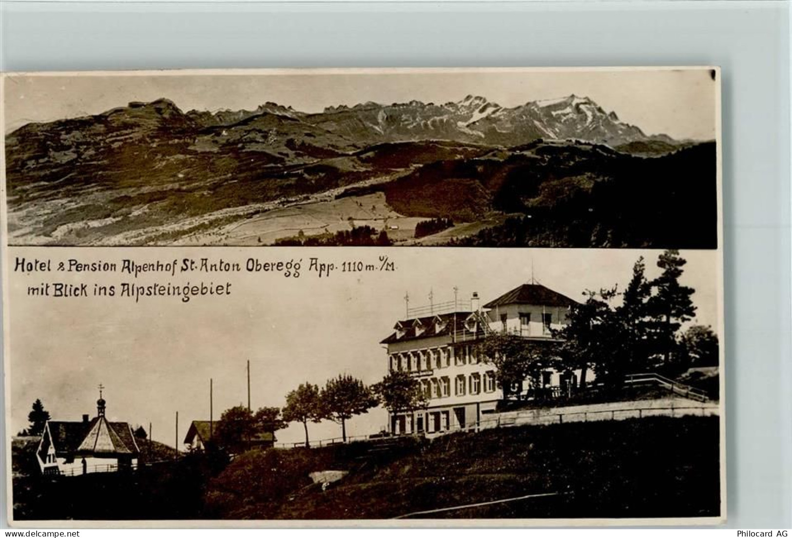 St. Anton Pass 1925 - Hotel und Pension Alpenhof St. Anton Oberegg mit B... - 13094712