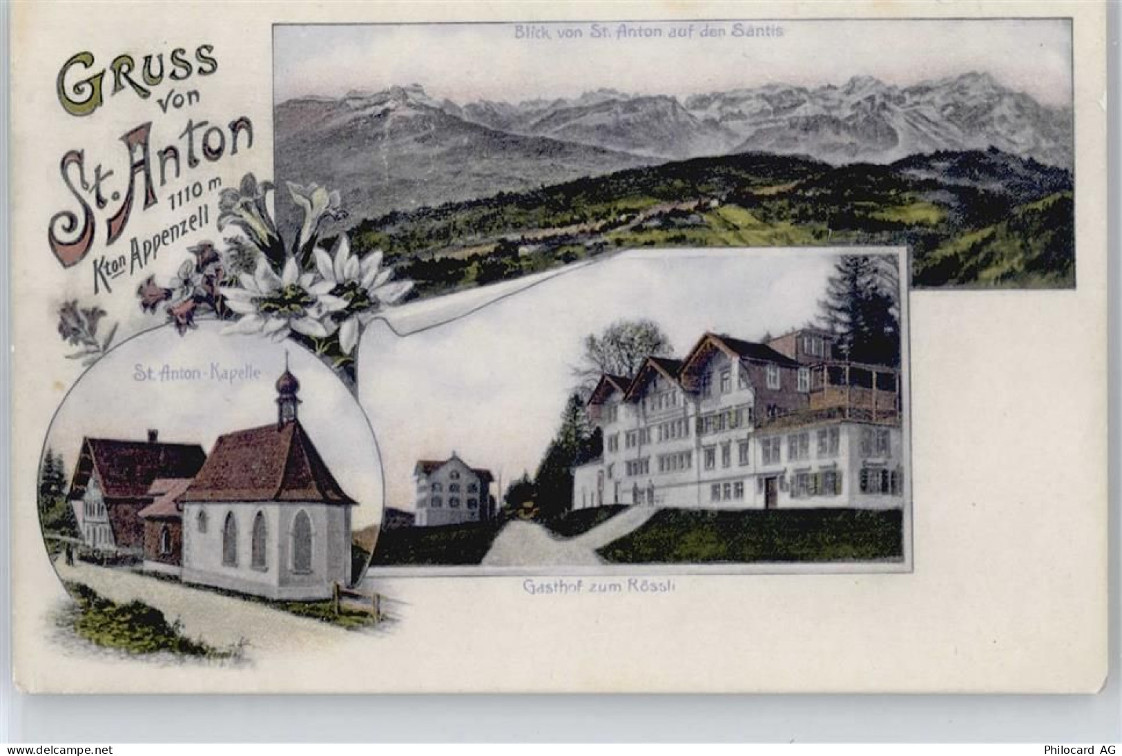 St. Anton Pass - Säntis, Gasthof zum Rössli, St. Anton-Kapelle - 50739411