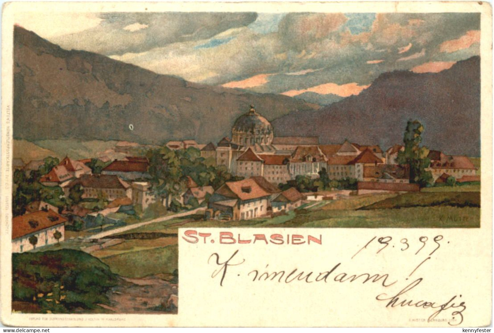 St. Blasien - Litho