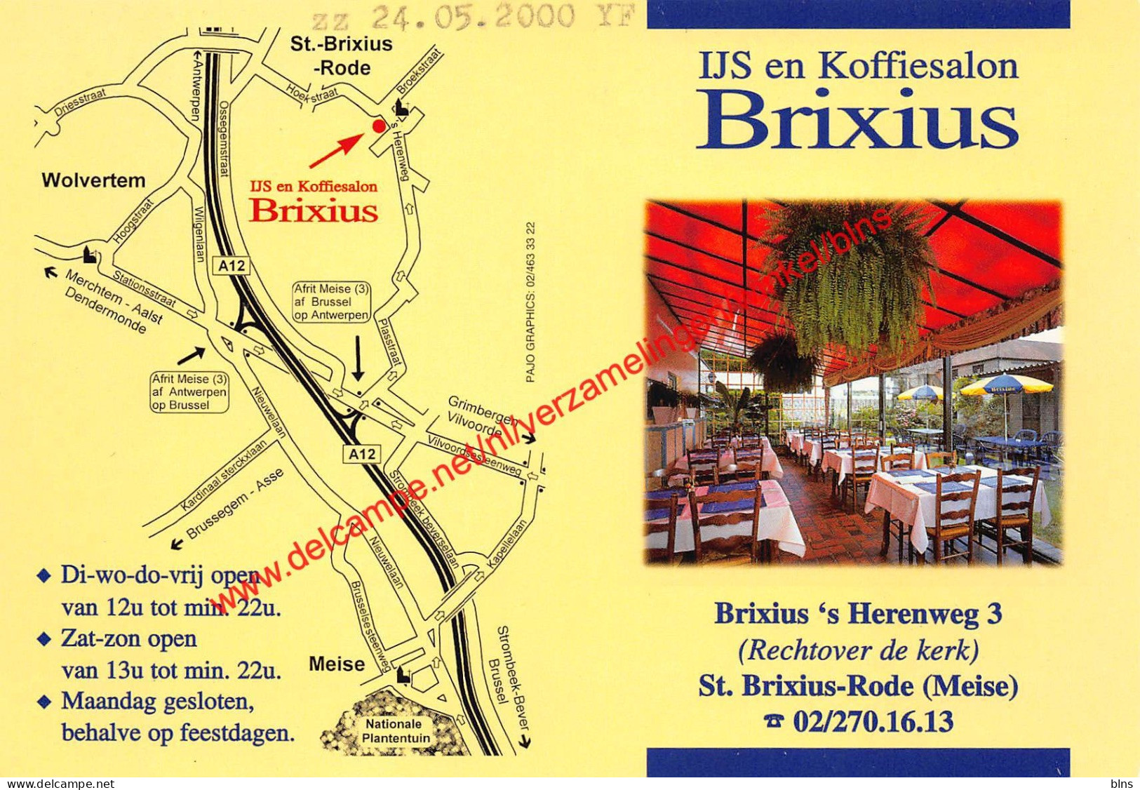 St. Brixius-Rode - Ijs en Koffiesalen Brixius - Meise