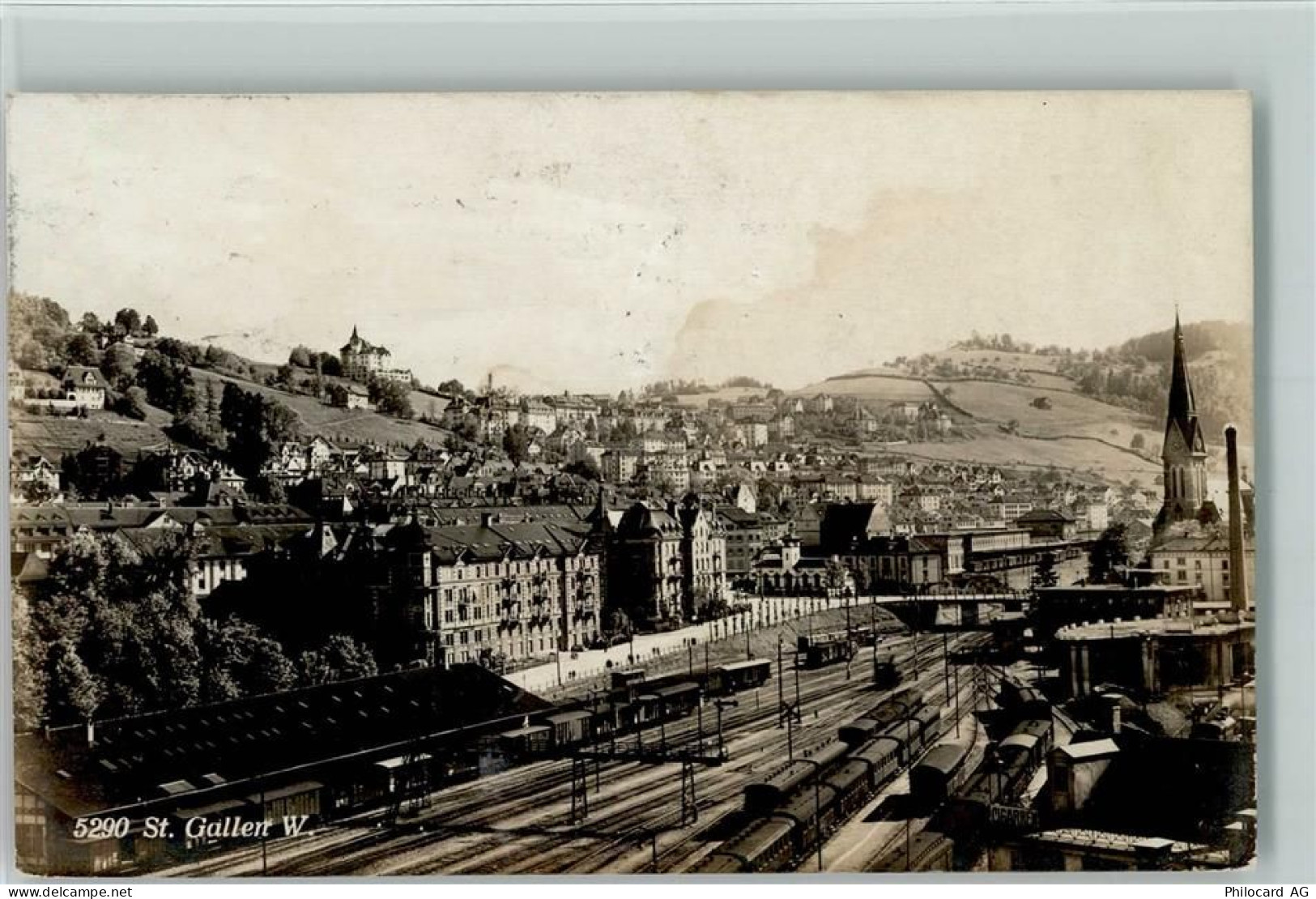 St. Gallen S. Gallo Der Bahnhof Gleisanlagen Bahnhof Schweiz - 13095880