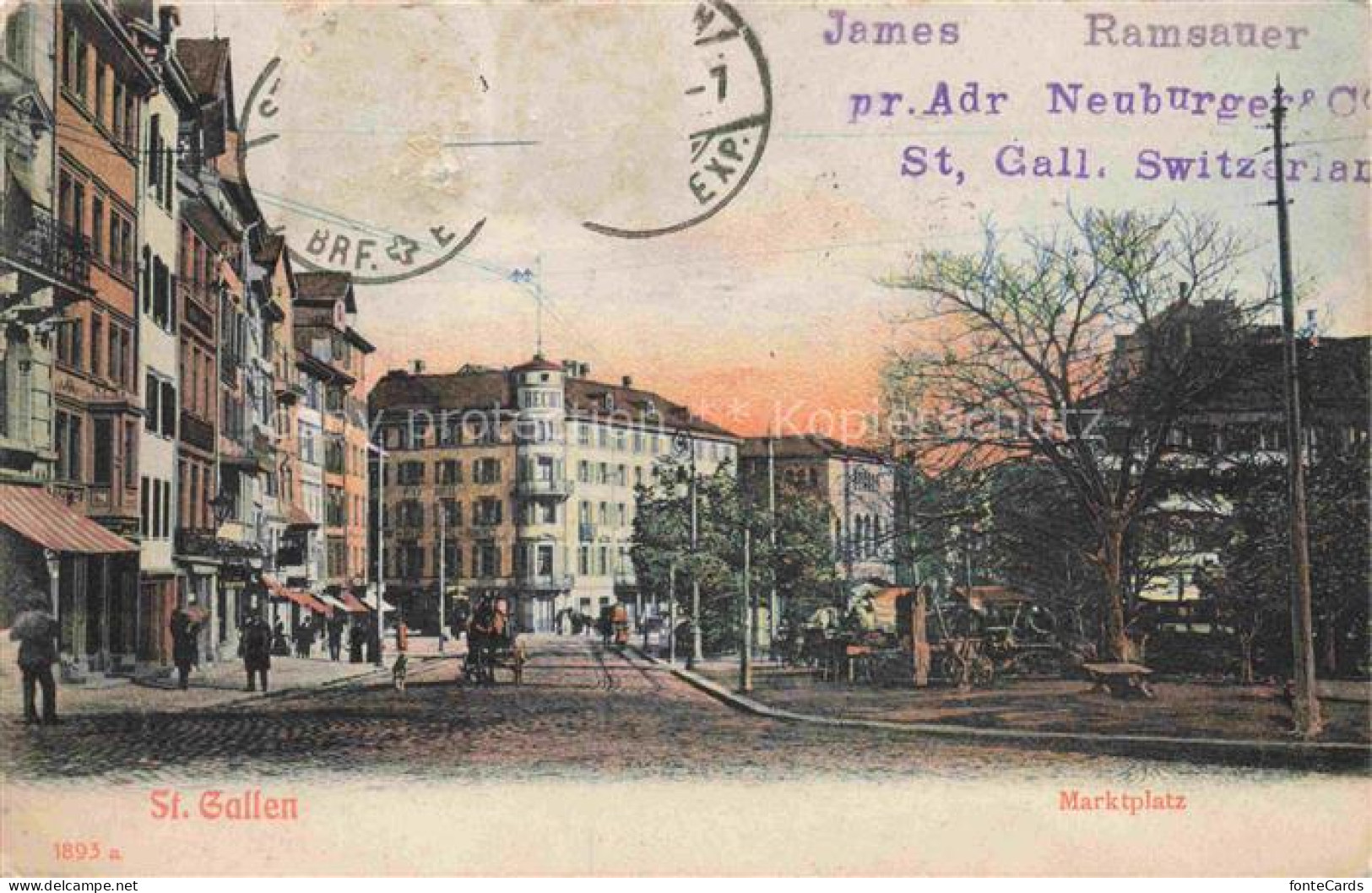 St Gallen SANKT GALLEN SG Marktplatz