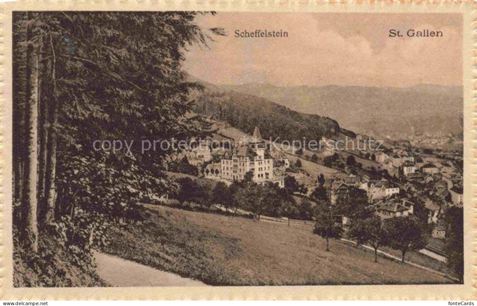 St Gallen SANKT GALLEN SG Scheffelstein