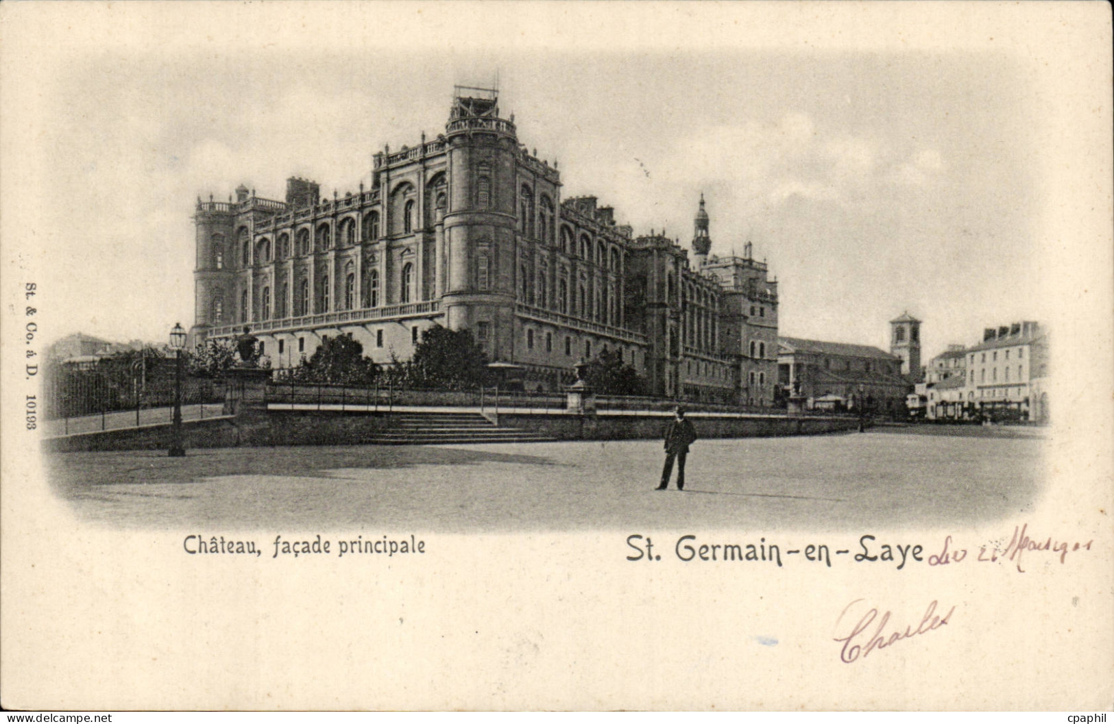 St Germain en Laye CPA Chateau Facade principale