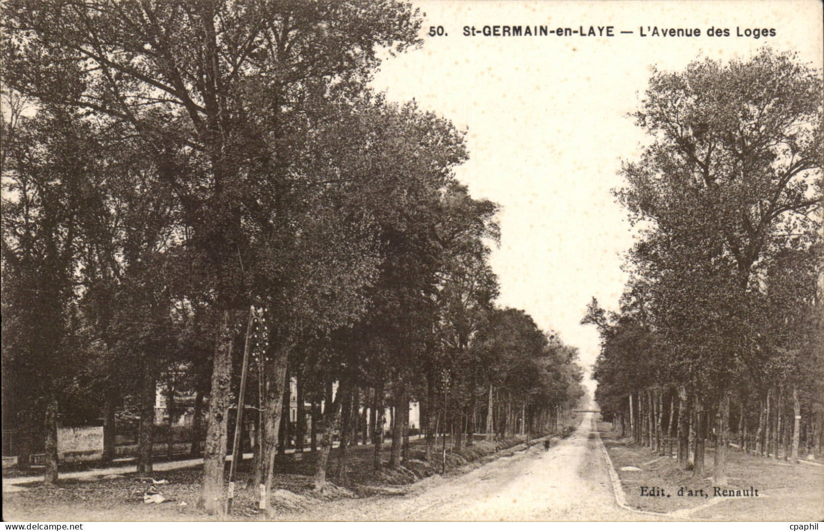 St Germain en Laye - L'Avenue des Loges - CPA