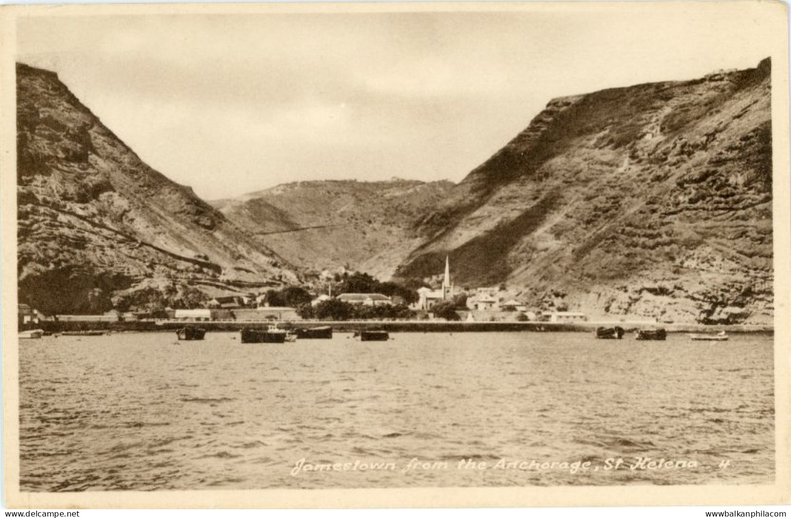 St Helena Jamestown from Anchorage