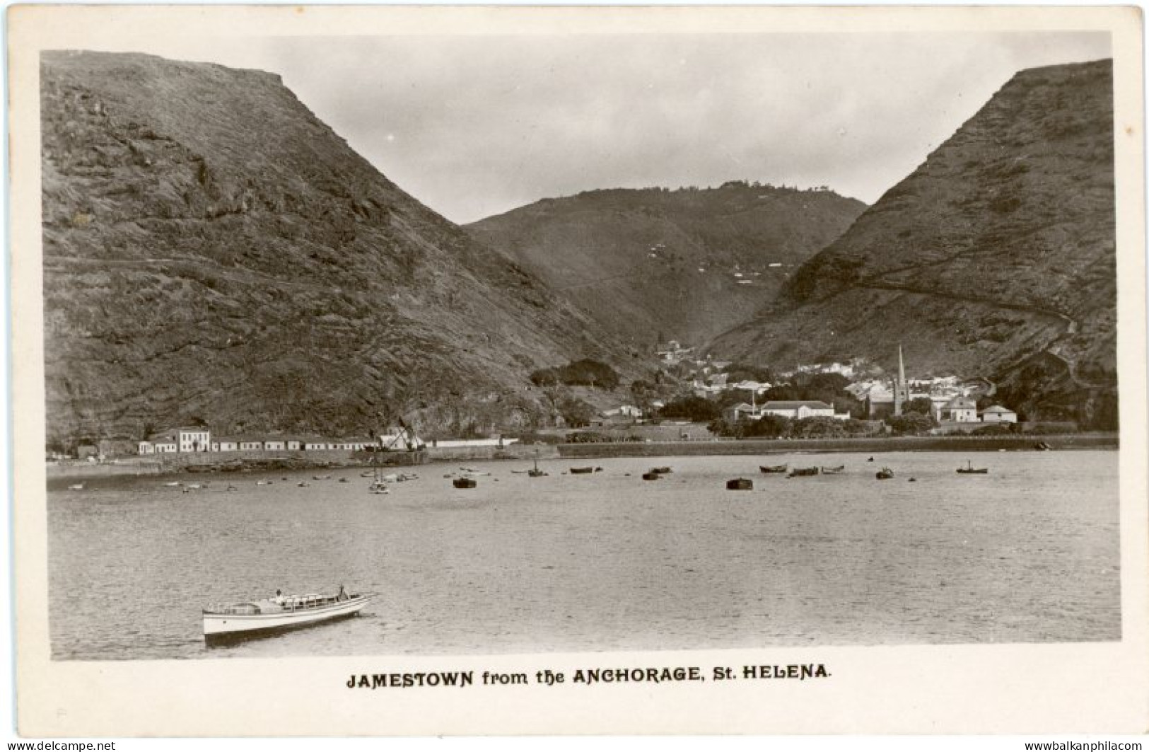 St Helena Jamestown from the Anchorage