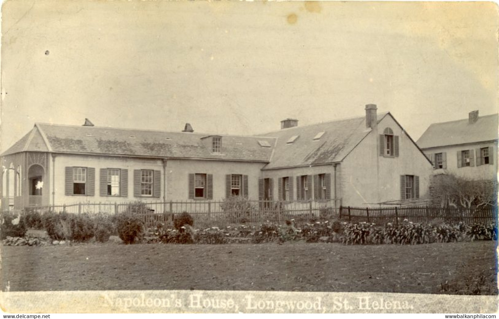 St Helena Napoleon's House Longwood photocard