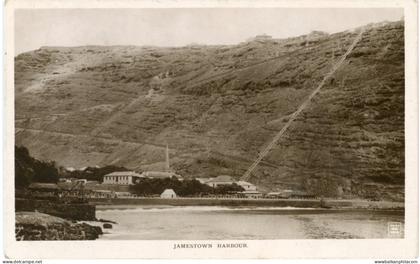 St Helena Jamestown Harbour photocard