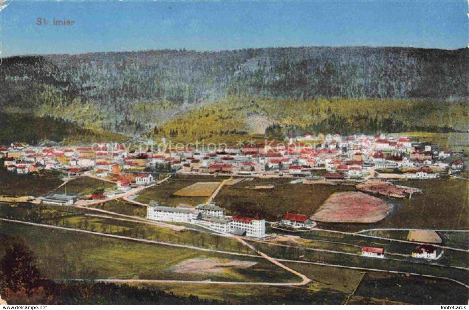 St Imier Courtelary BE Panorama