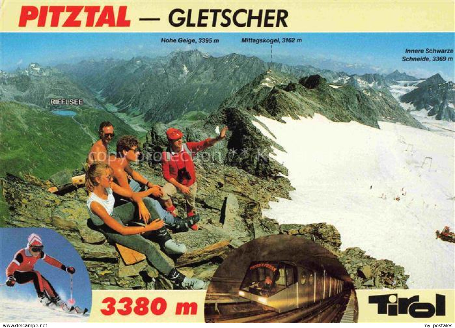 St Leonhard Pitztal Tirol AT Pitztal Gletscher Gebirgspanorama Bergwandern Glets