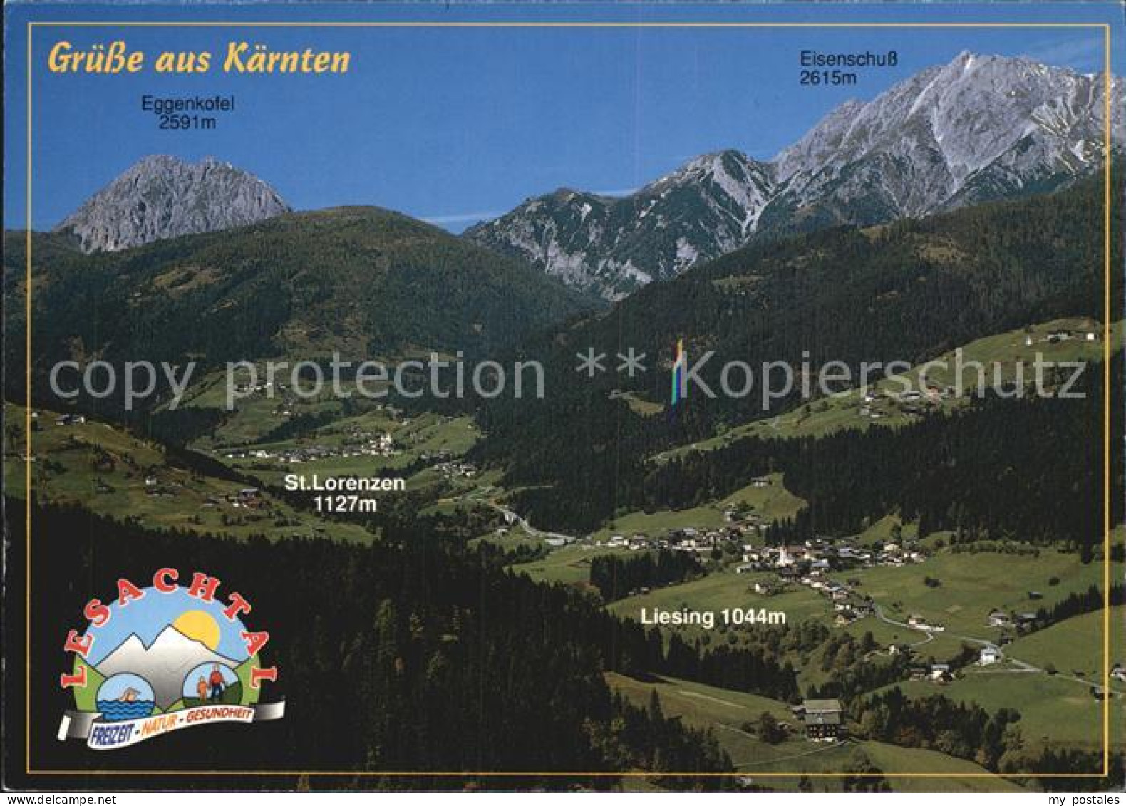 St Lorenzen Lesachtal Panorama Erholungsgebiet Liesing Klebas Lienzer Dolomiten