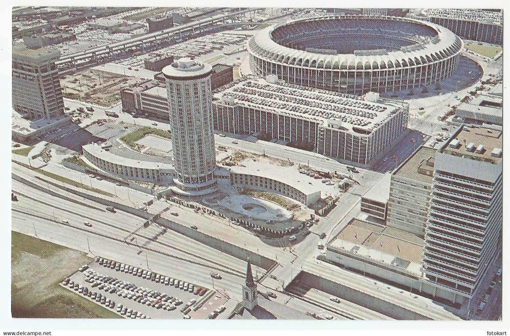 St. Louis Missouri MO, Vintage PC, A View from Arch-West