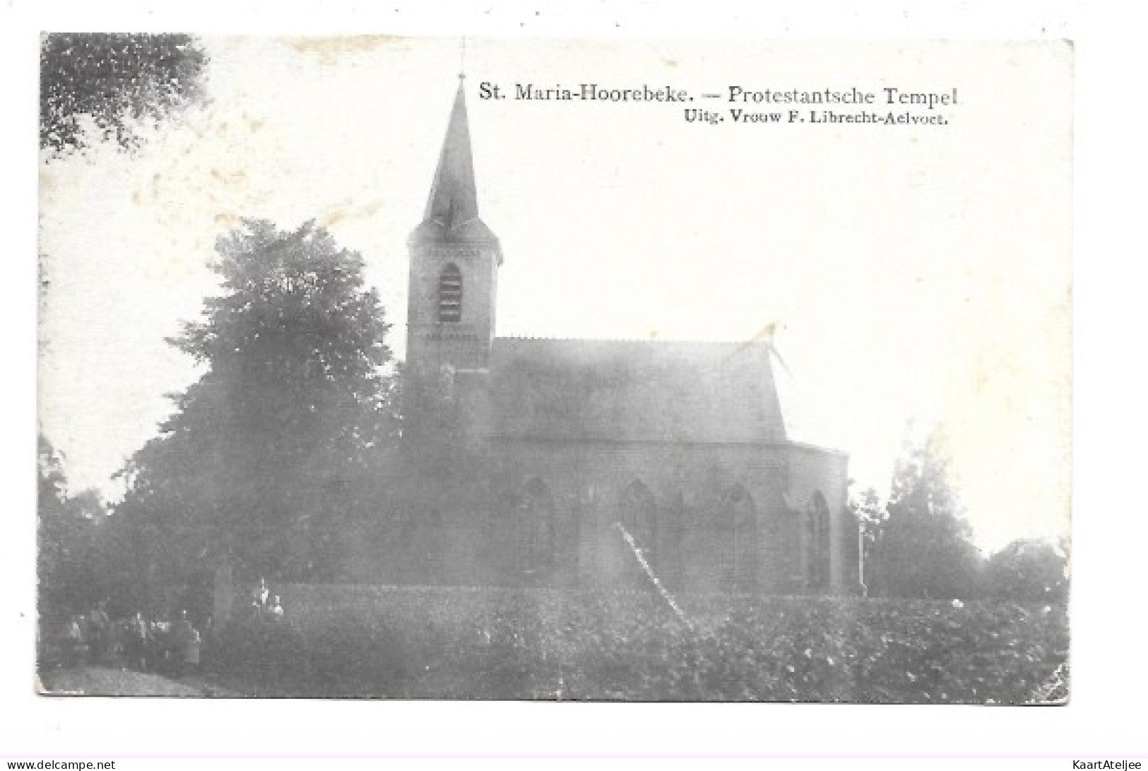 St. Maria-Hoorebeke - Protestantsche Tempel.