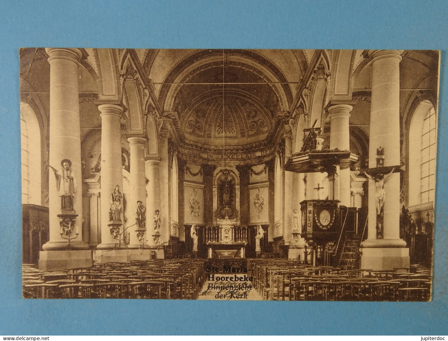 St-Maria-Horebeke Binnenzicht der Kerk