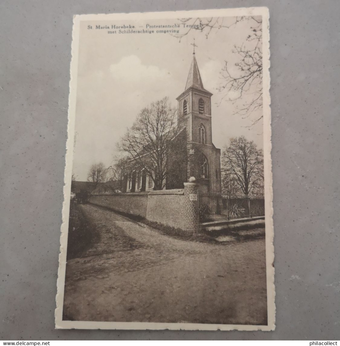 St. Maria Horebeke // Protestantsche Tempel met Schilderachtige omgeving 19??