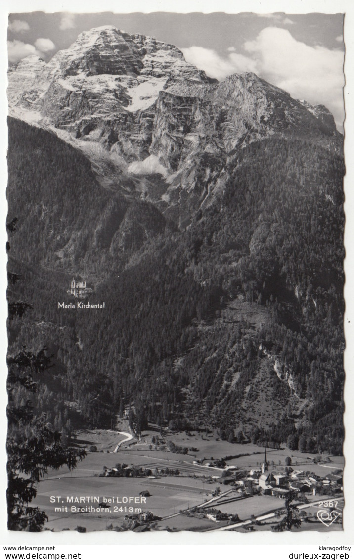 St. Matin, Lofer old unused postcard bb170701