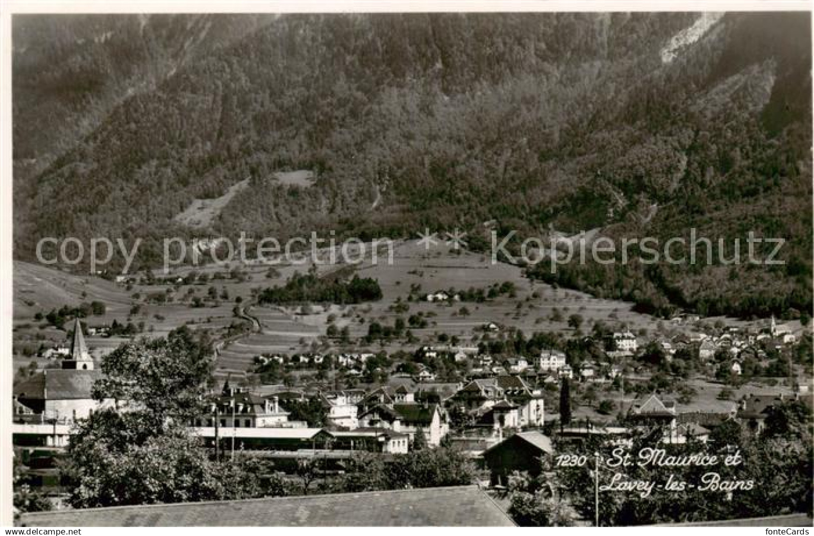 St Maurice  Valais VS et Lovey les Bains