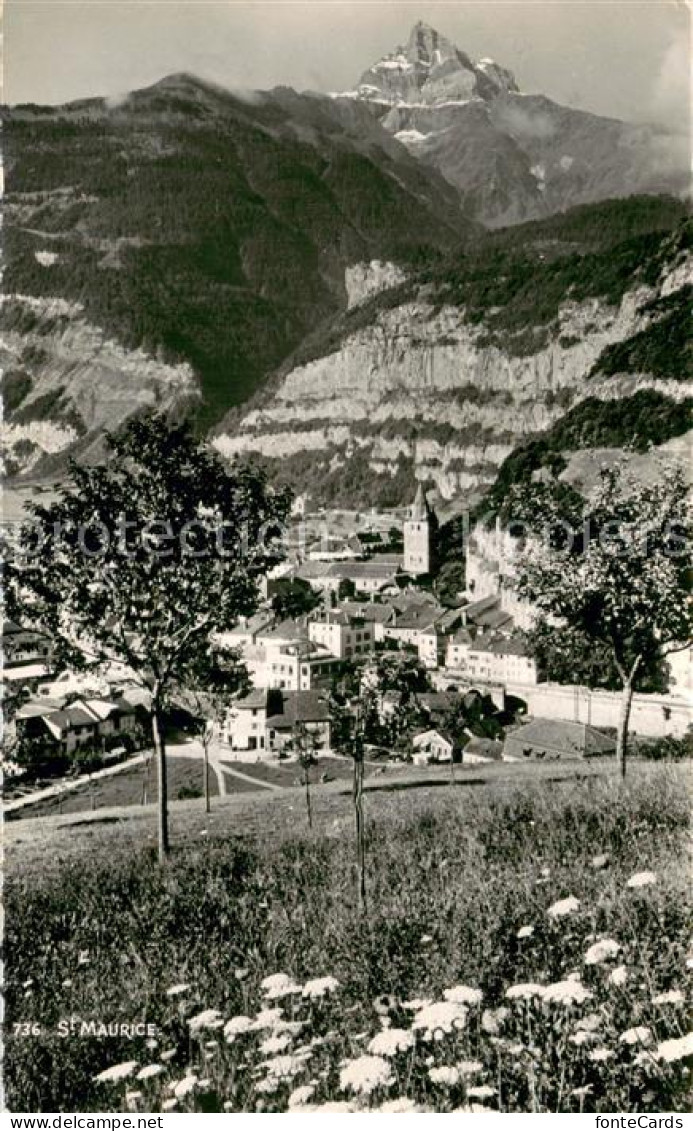 St Maurice  Valais VS Panorama
