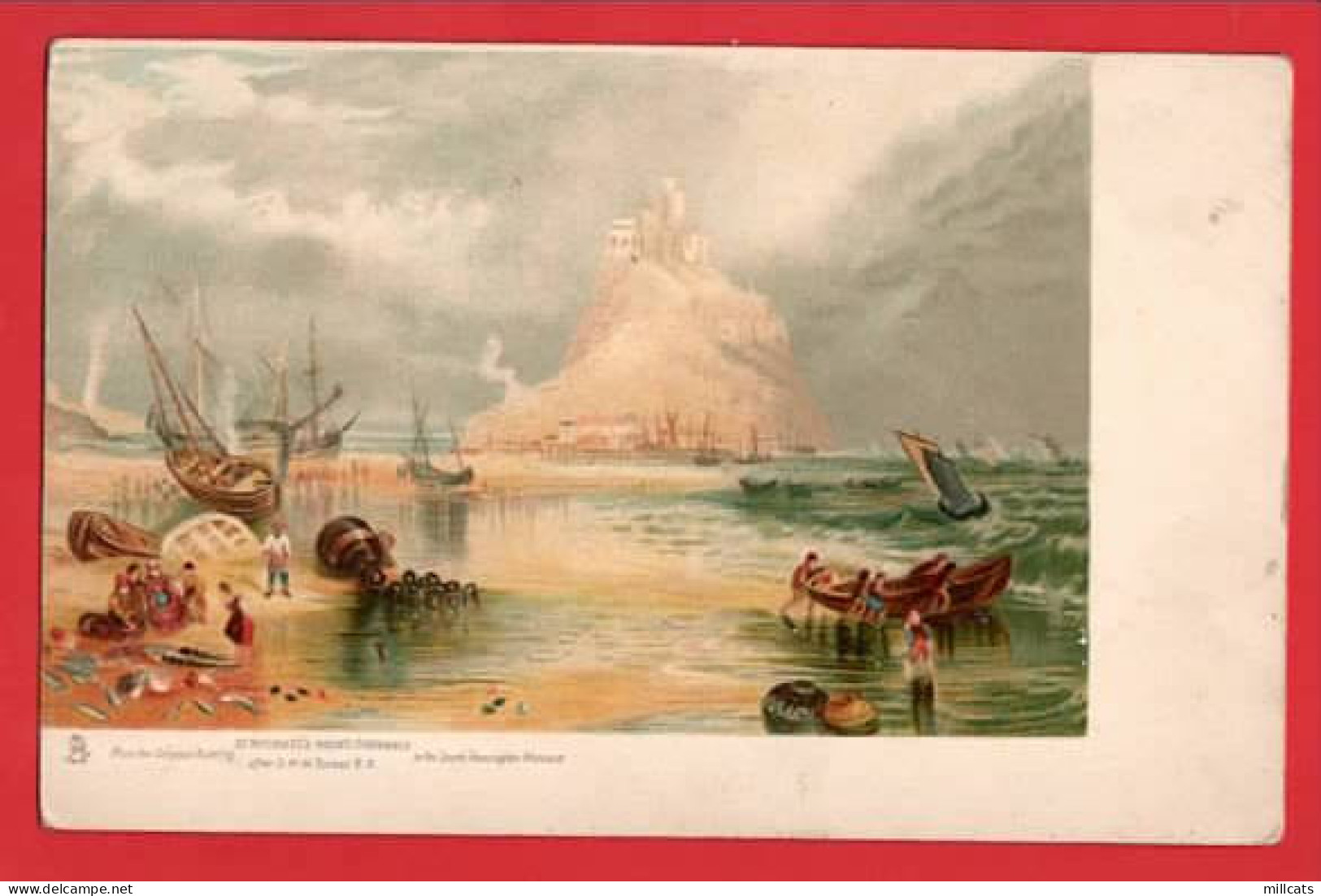 ST MICHAEL'S MOUNT  PENZANCE  RAPHAEL TUCK ART SERIES