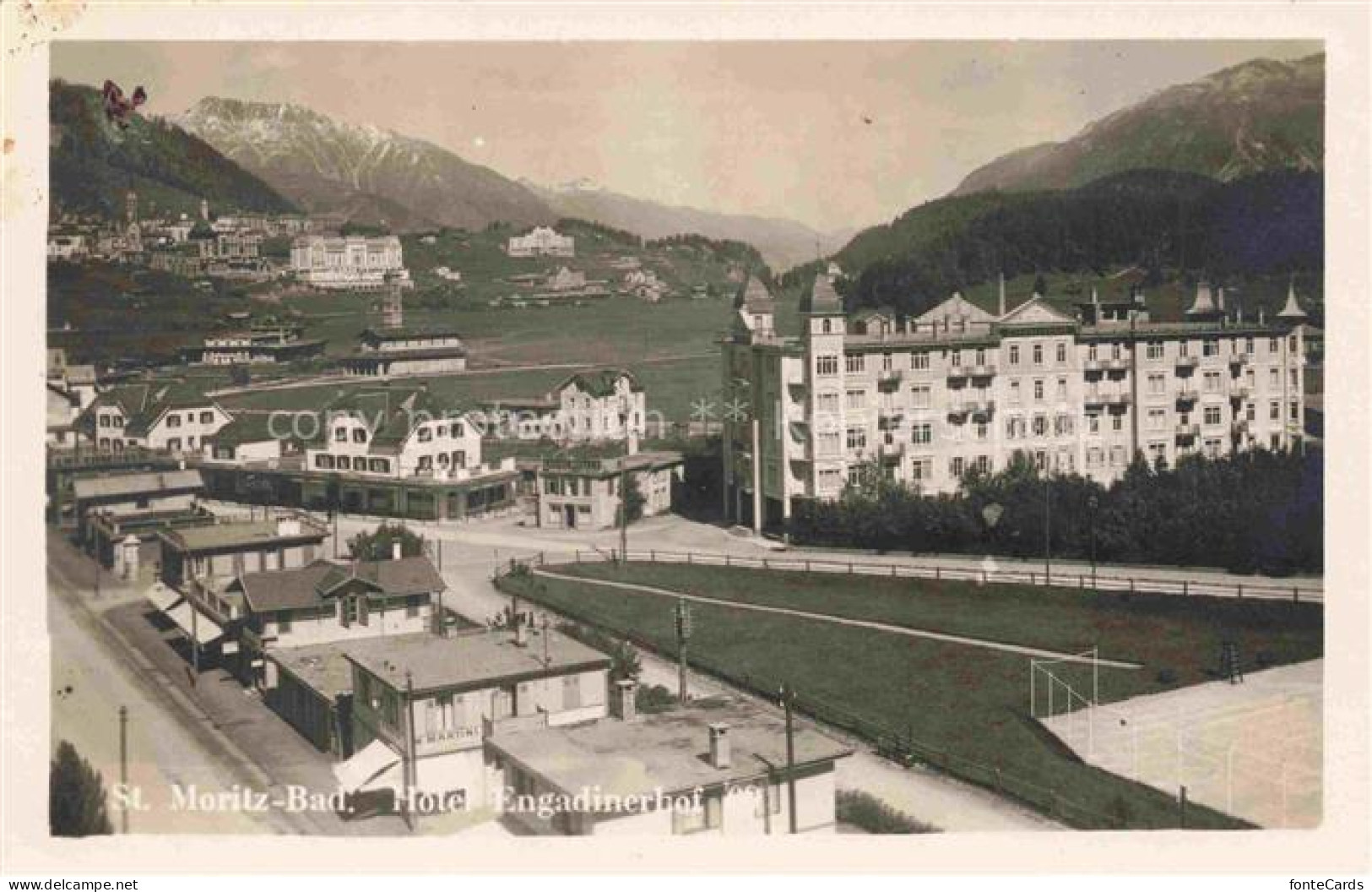 St Moritz  SANKT MORITZ GR Bad Hotel Engadinerhof